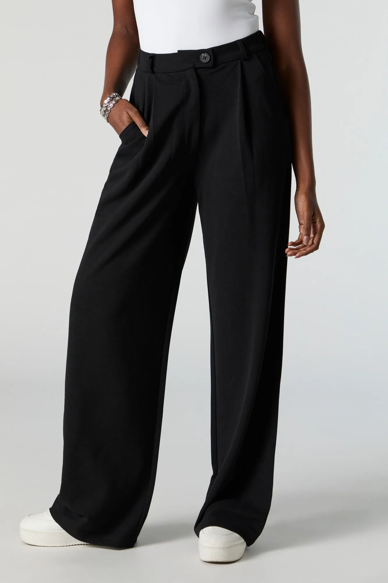 Straight Leg Dress Pant - Crepe Fabric