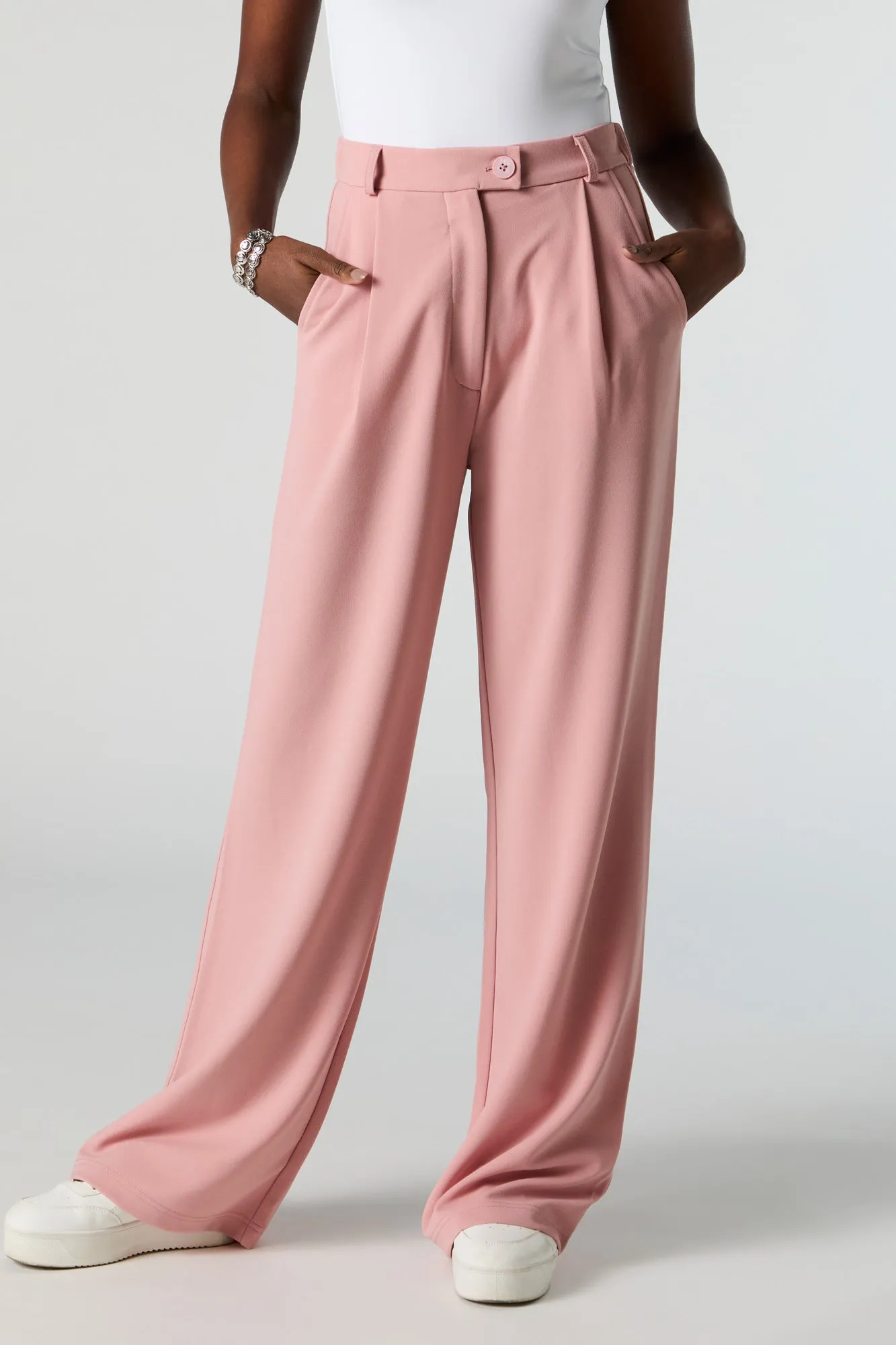 Straight Leg Dress Pant - Crepe Fabric