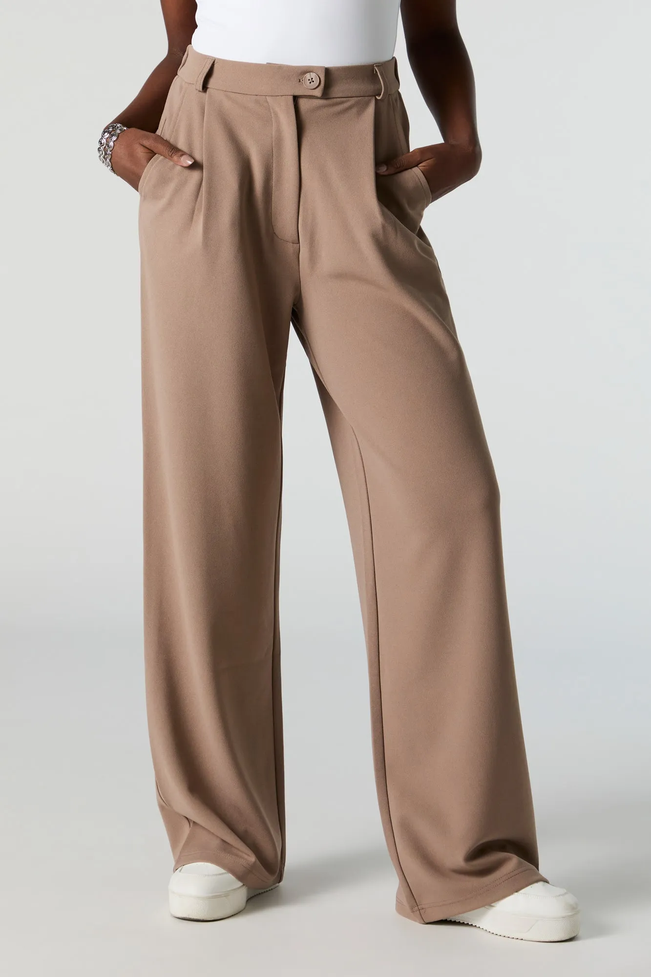 Straight Leg Dress Pant - Crepe Fabric