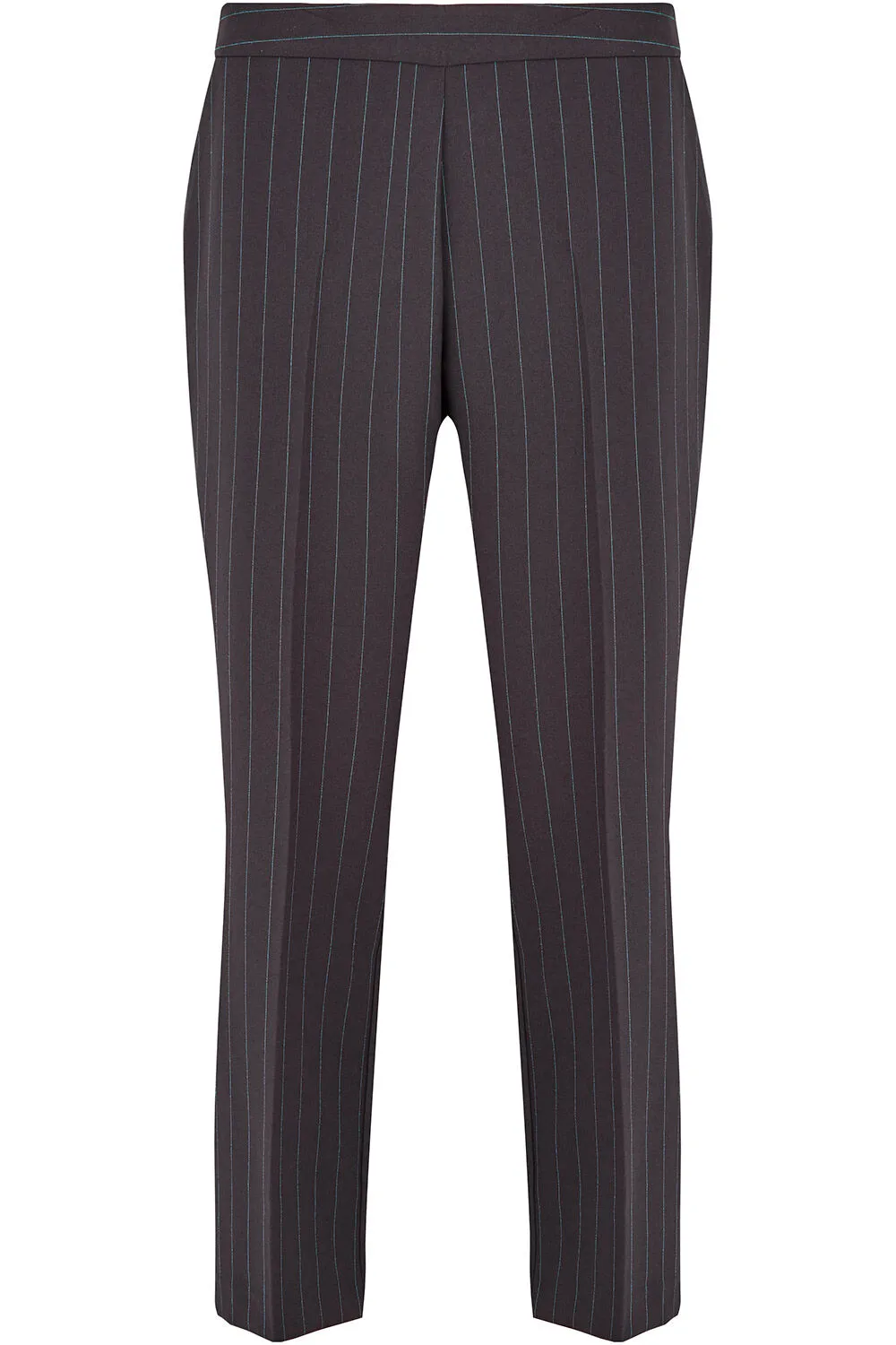 Straight Leg Stripe Pull On Elasticated Trousers