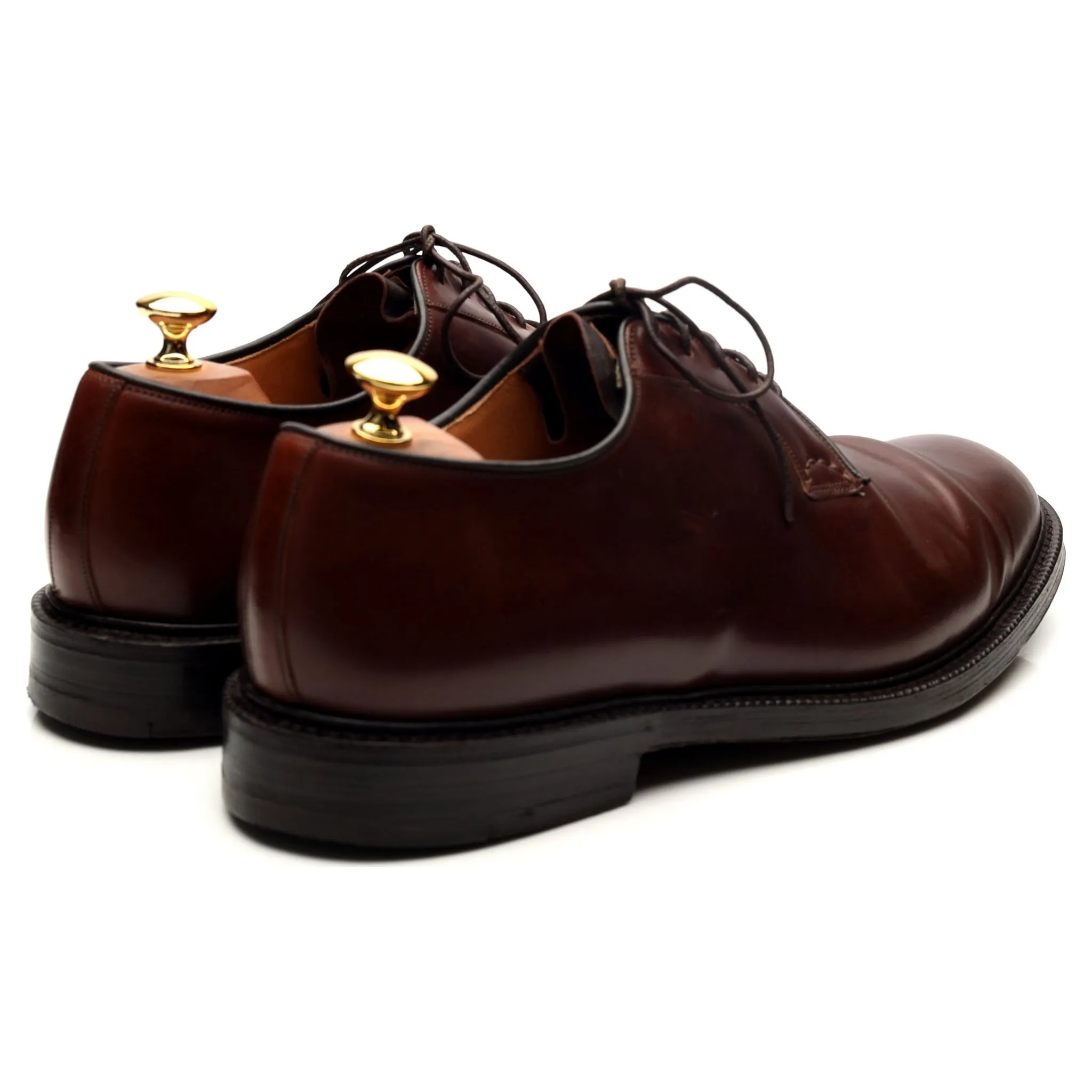 'Stratton' Brown Cordovan Leather Derby UK 11 F