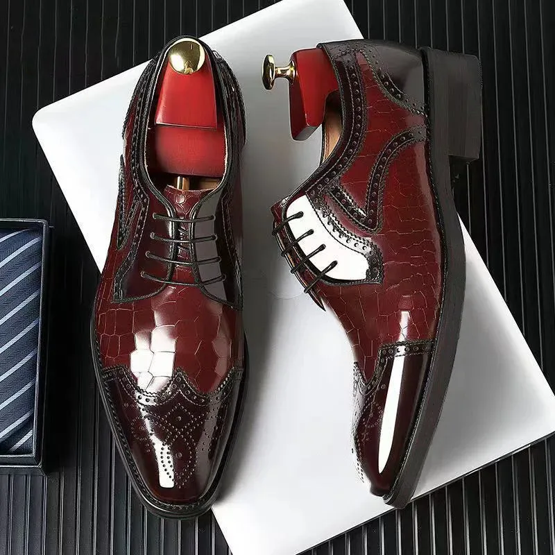 Strello - affordable derby brogue dress shoes for men