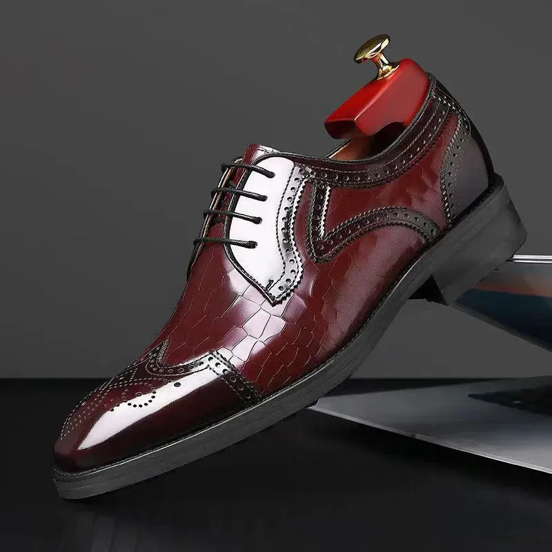 Strello - affordable derby brogue dress shoes for men