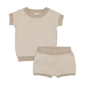 STRIPE KNIT SET