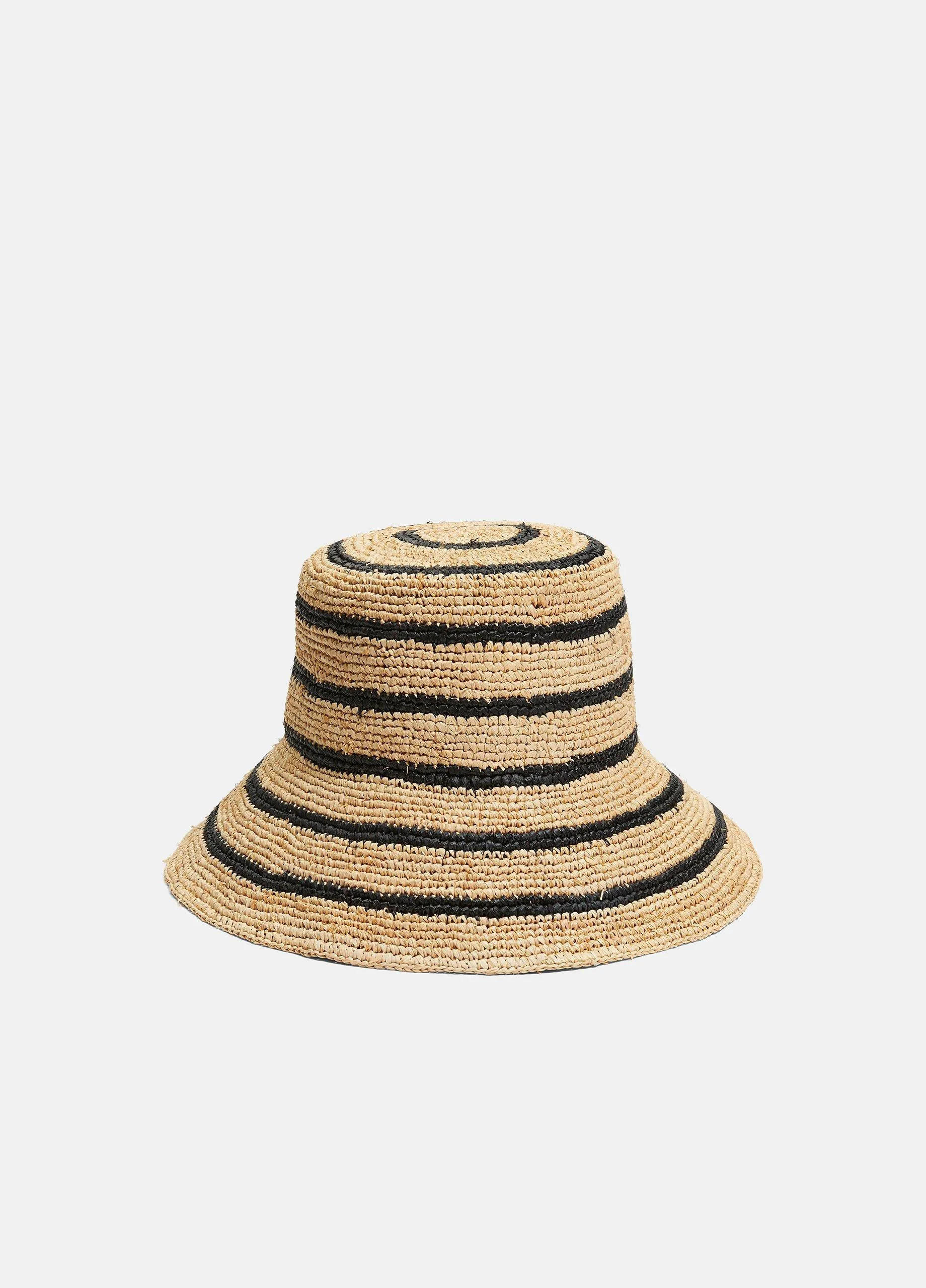 Striped Straw Hat