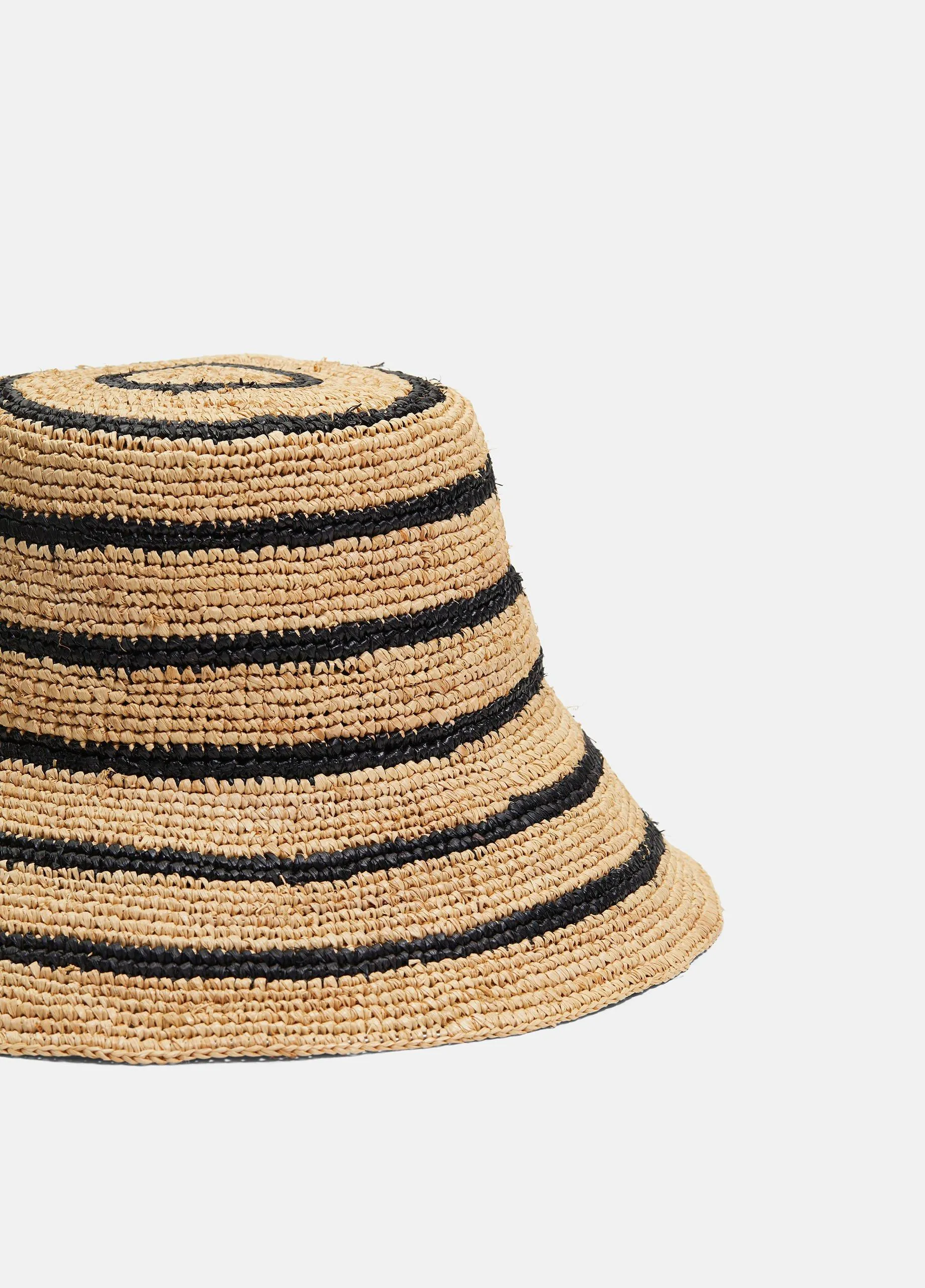 Striped Straw Hat