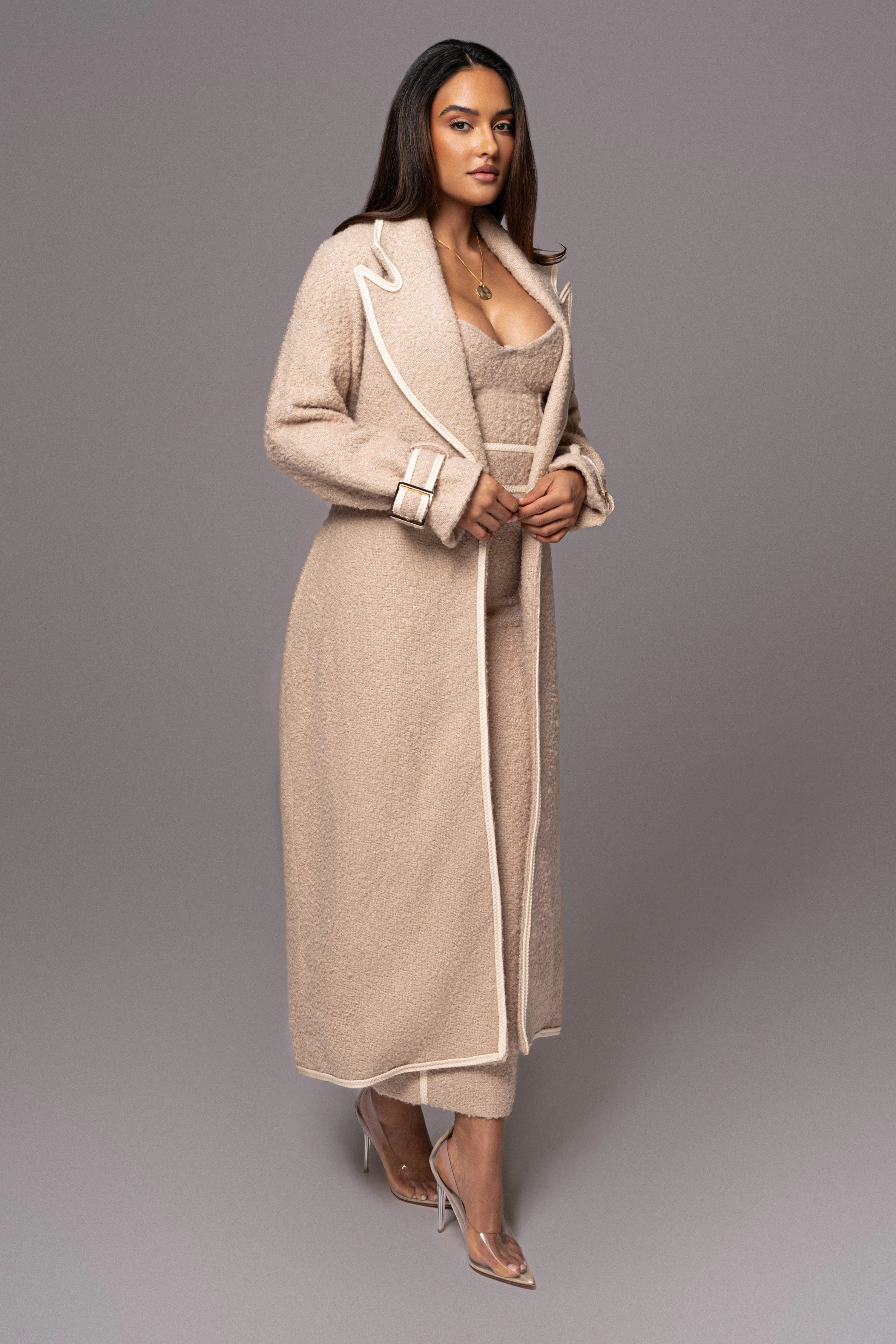 Success Beige Boucle Coat