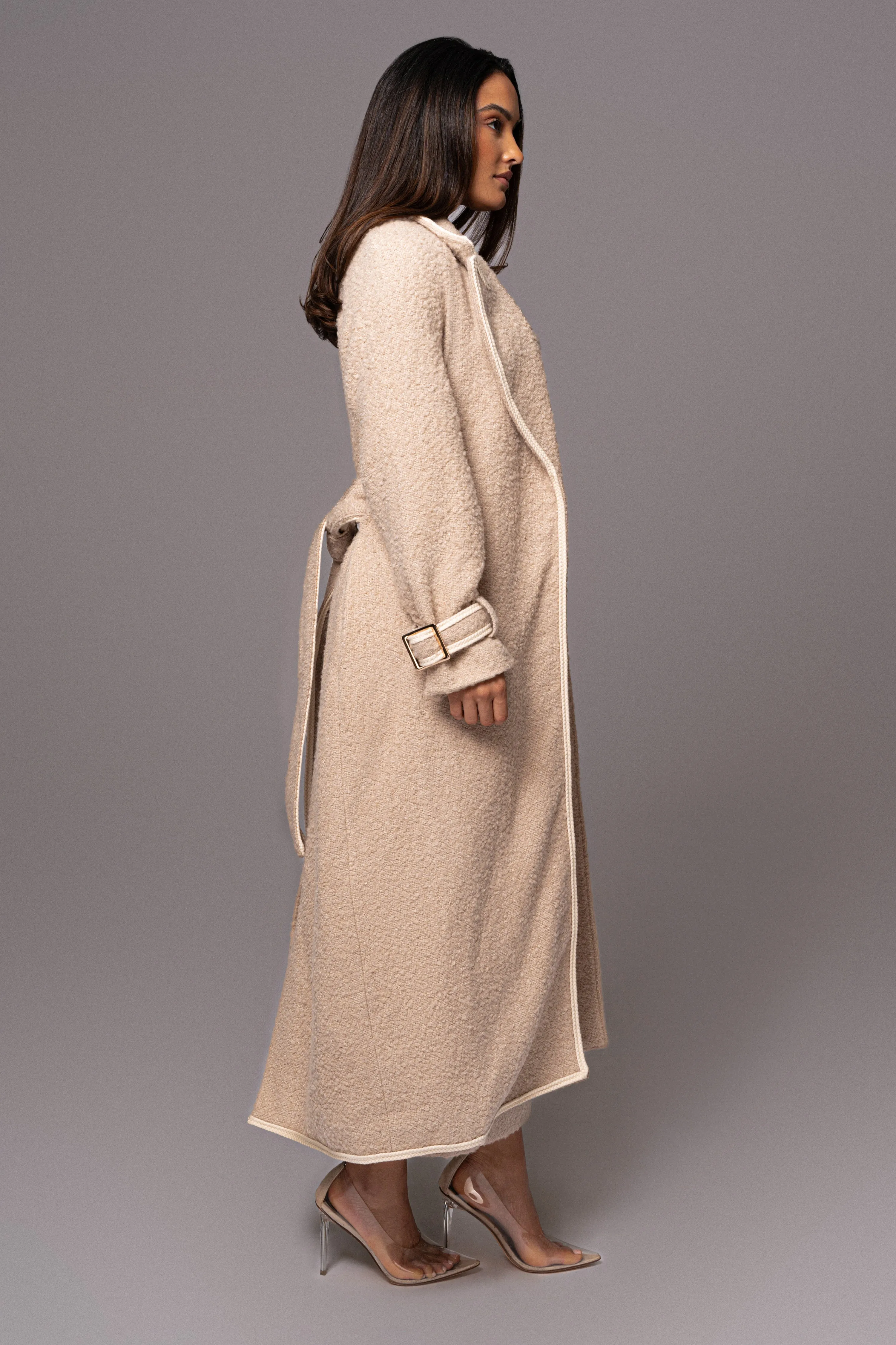 Success Beige Boucle Coat