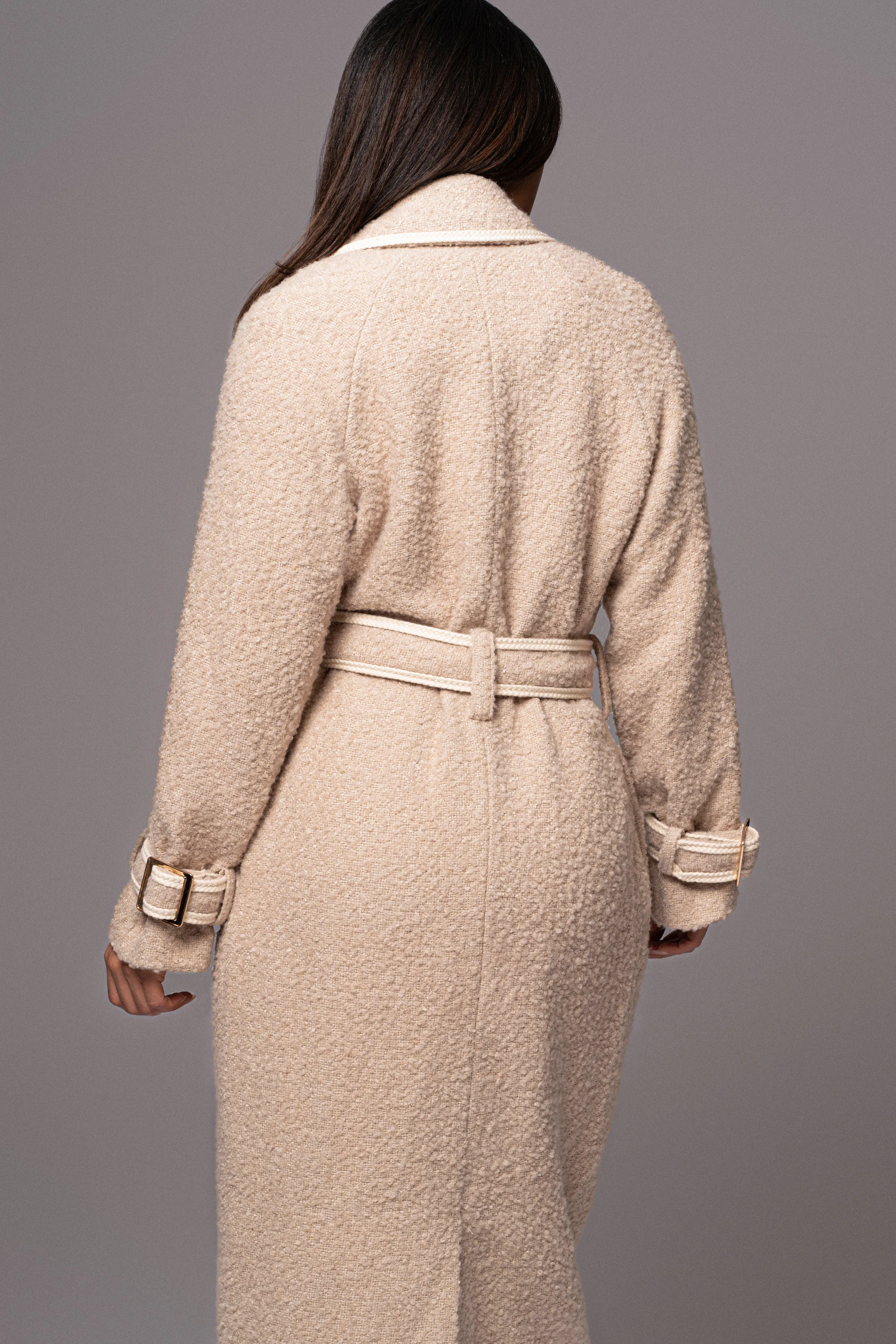 Success Beige Boucle Coat