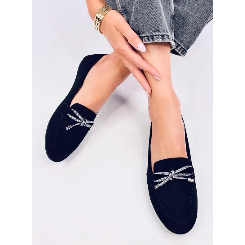 Suede moccasins in Black - Marsoin