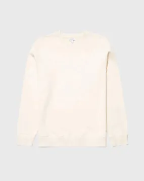 Sunspel Organic Loopback Cotton Sweatshirt - Natural Color