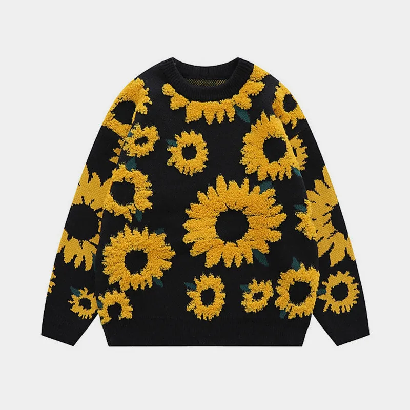 Sunwoven | Full Floral Embroidery Knit Jumper