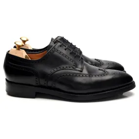 'Swansea' Black Leather Derby Brogue UK 9.5 G