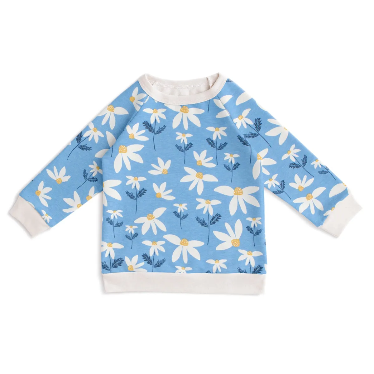 Sweatshirt - Blue Daisies