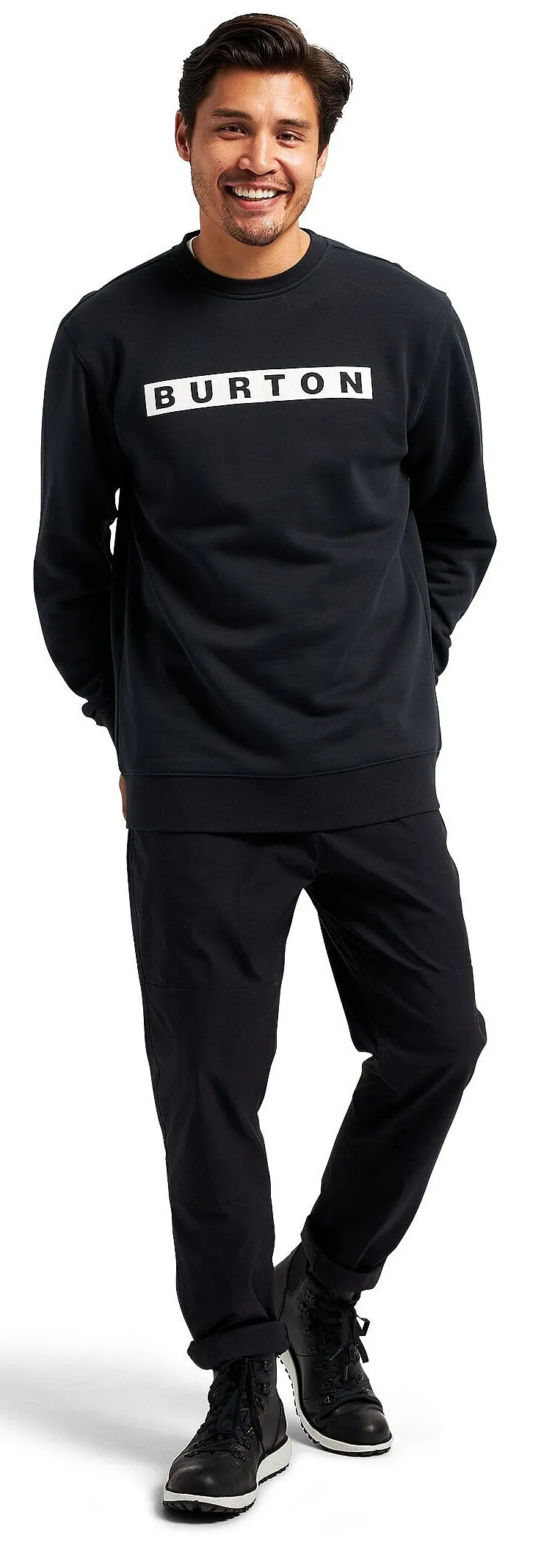 sweatshirt Burton Vault Crew - True Black - men´s