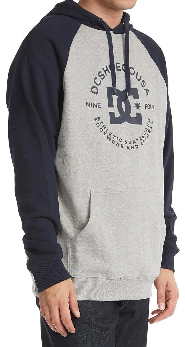 sweatshirt DC Star Pilot Raglan Pullover - XSBB/Heather Grey/Navy Blazer - men´s