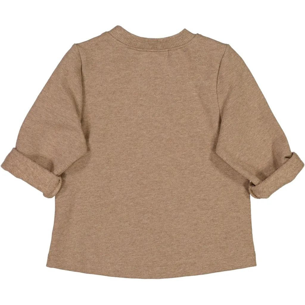 Sweatshirt Robyn - khaki melange