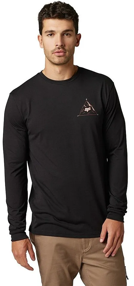 T-Shirt Fox Finisher Tech LS - Black - men´s