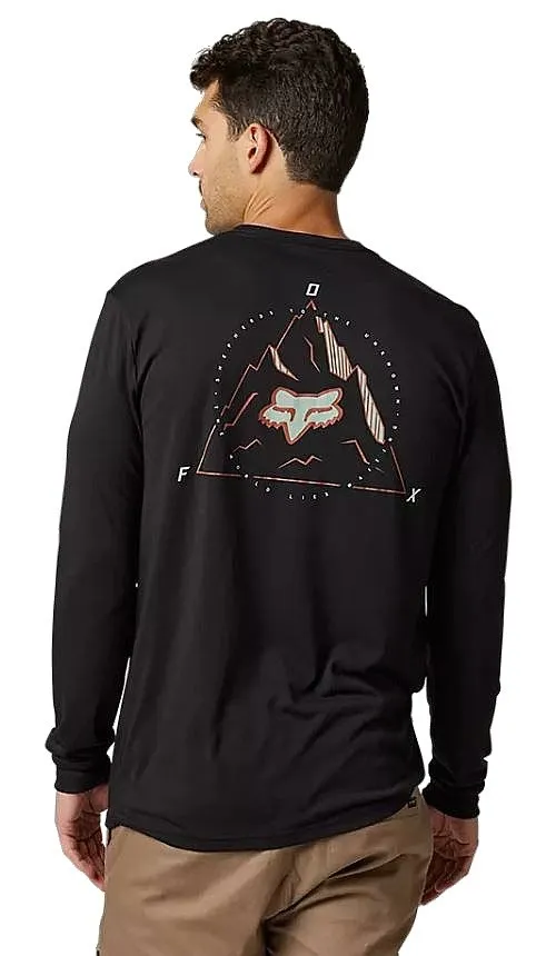 T-Shirt Fox Finisher Tech LS - Black - men´s