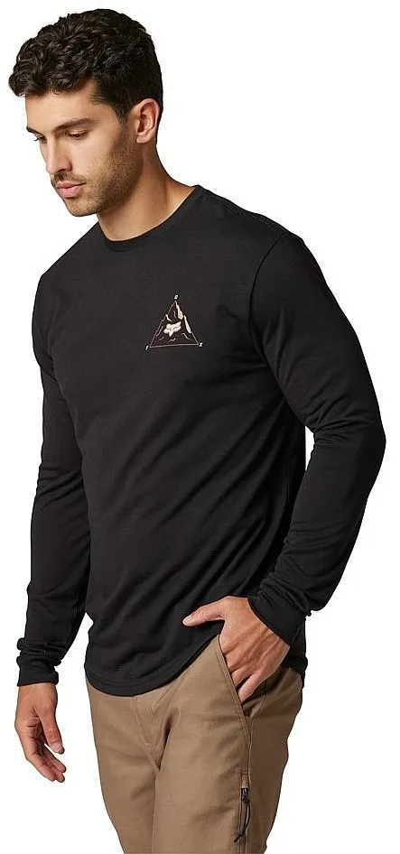 T-Shirt Fox Finisher Tech LS - Black - men´s