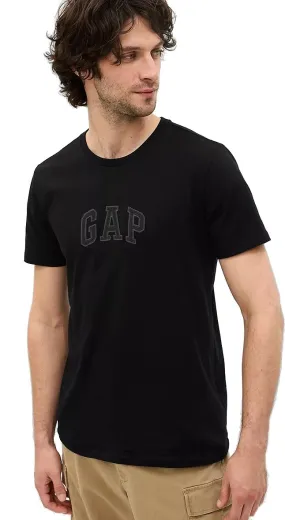 T-Shirt GAP Logo GAP New Arch - True Black - men´s