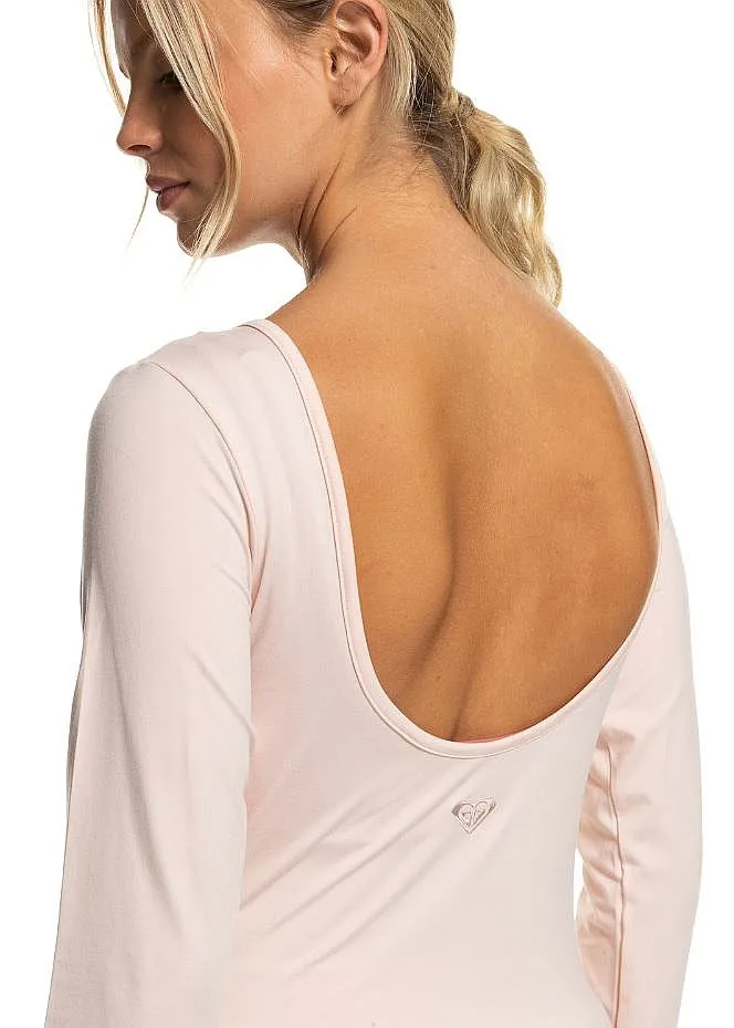 T-Shirt Roxy Naturally Active Low Cut Back LS - NDS0/Pale Dogwood - women´s