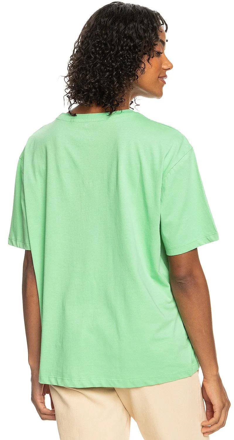 T-Shirt Roxy Sand Under The Sky - GHY0/Absinthe Green - women´s