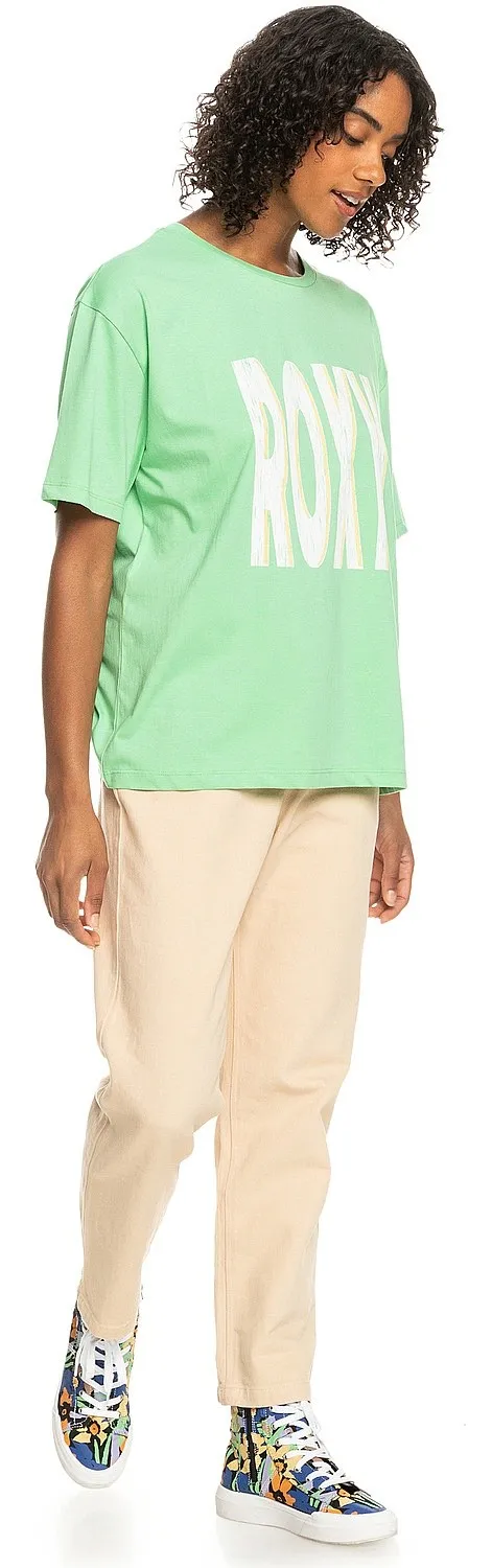 T-Shirt Roxy Sand Under The Sky - GHY0/Absinthe Green - women´s