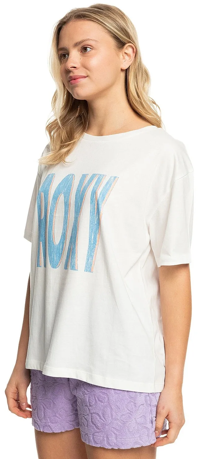 T-Shirt Roxy Sand Under The Sky - WBK0/Snow White - women´s