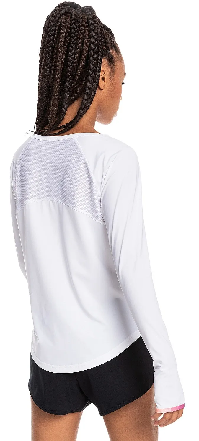 T-Shirt Roxy Say Something LS - WBB0/Bright White - women´s