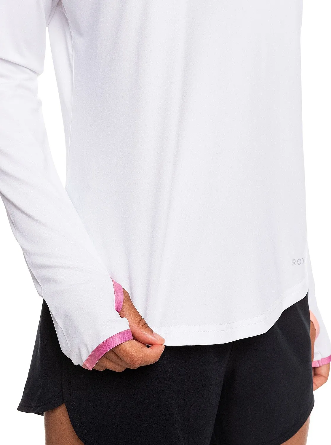 T-Shirt Roxy Say Something LS - WBB0/Bright White - women´s