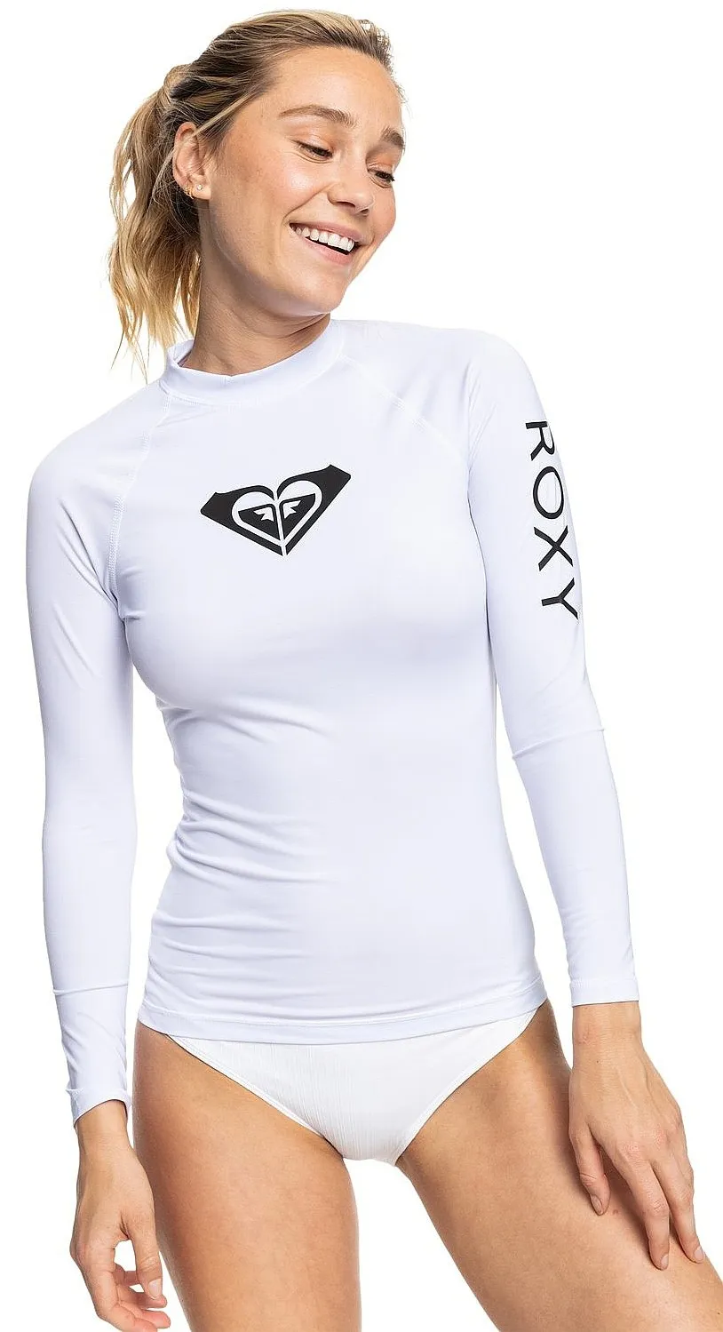 T-Shirt Roxy Whole Hearted LS - WBB0/Bright White - women´s