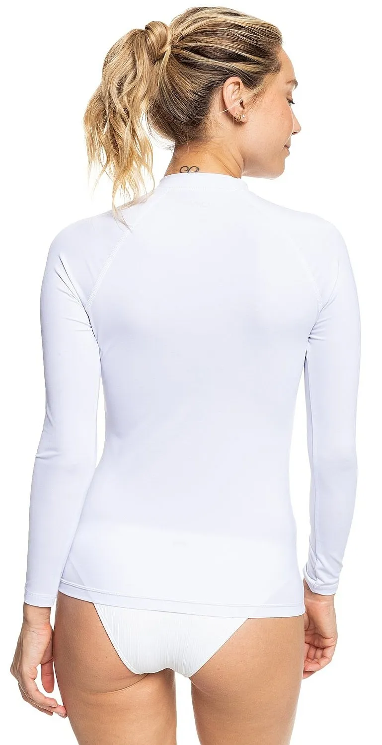 T-Shirt Roxy Whole Hearted LS - WBB0/Bright White - women´s