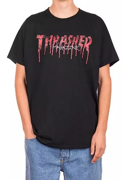 T-Shirt Thrasher Blood Drip - Black - men´s