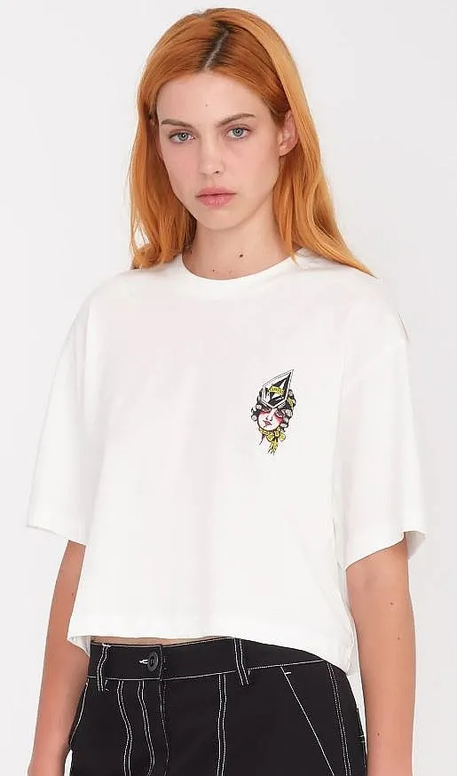 T-Shirt Volcom Drumstone - Star White - women´s