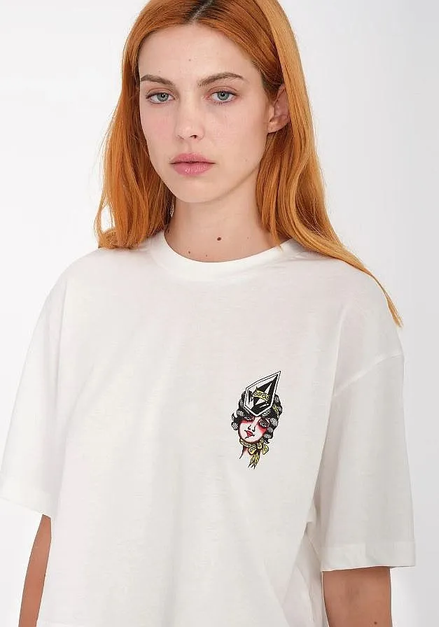 T-Shirt Volcom Drumstone - Star White - women´s