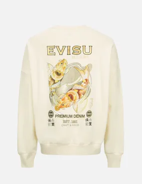 Tattoo Koi Duo Print Sweatshirt