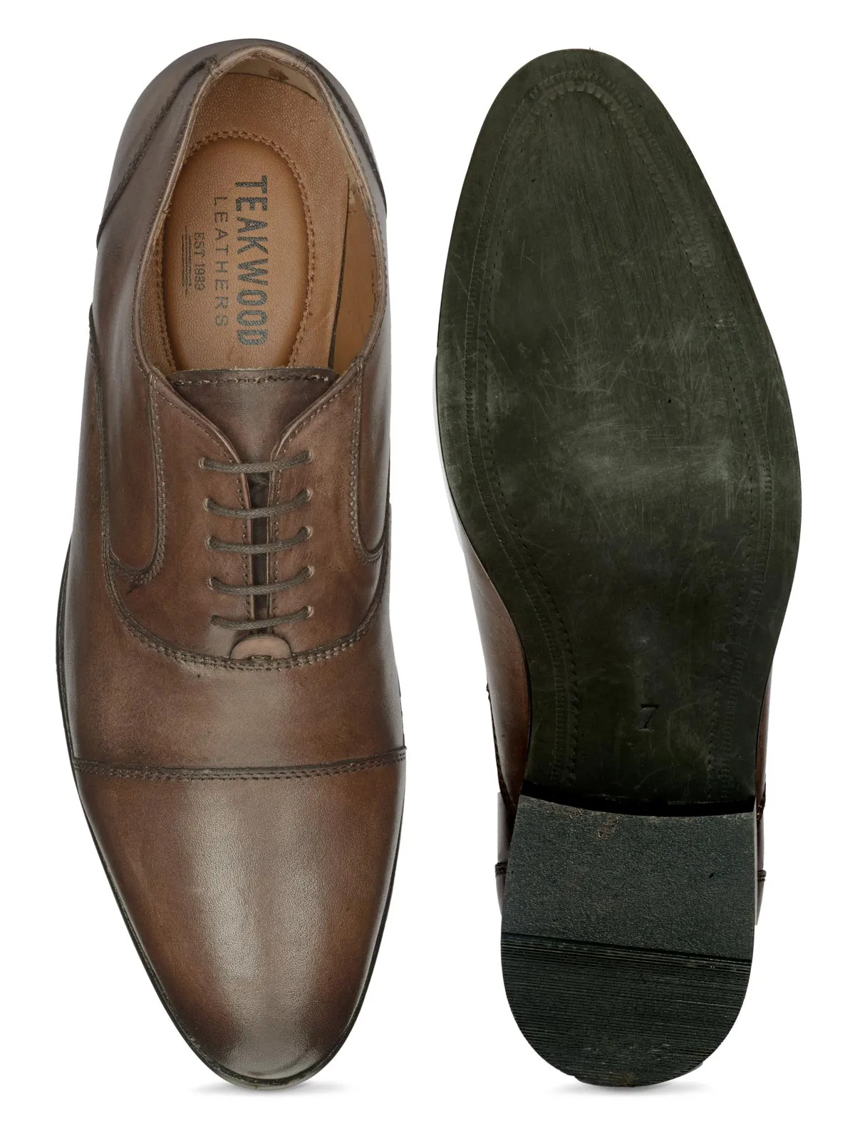 Teakwood Genuine Leather Oxford shoes