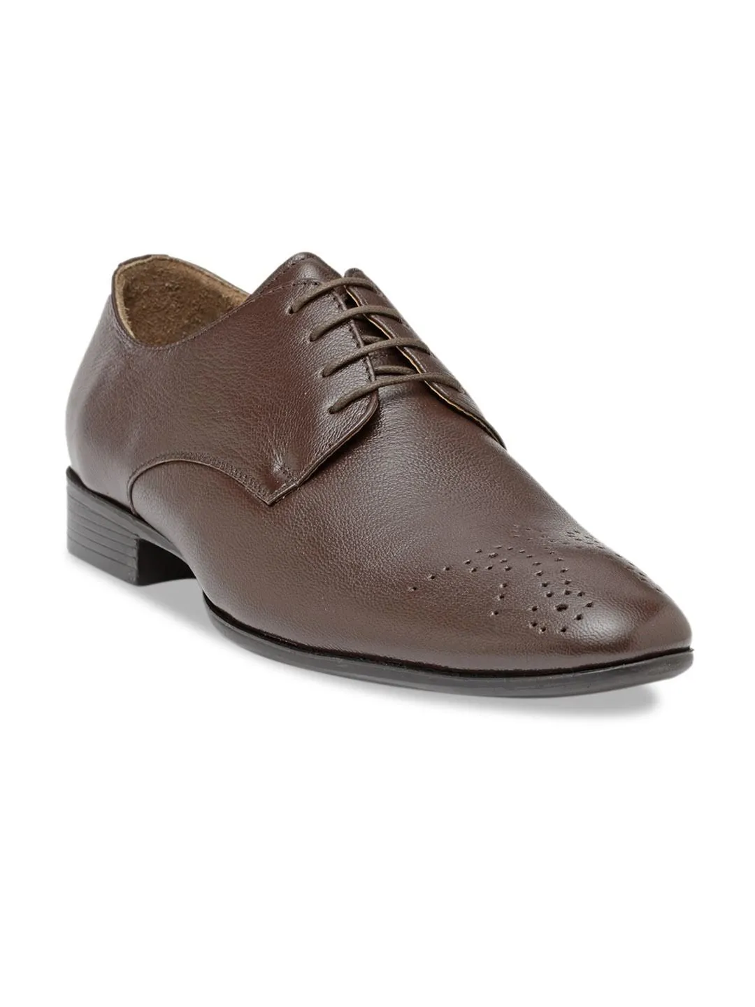 Teakwood Leather Brown Formal Shoes