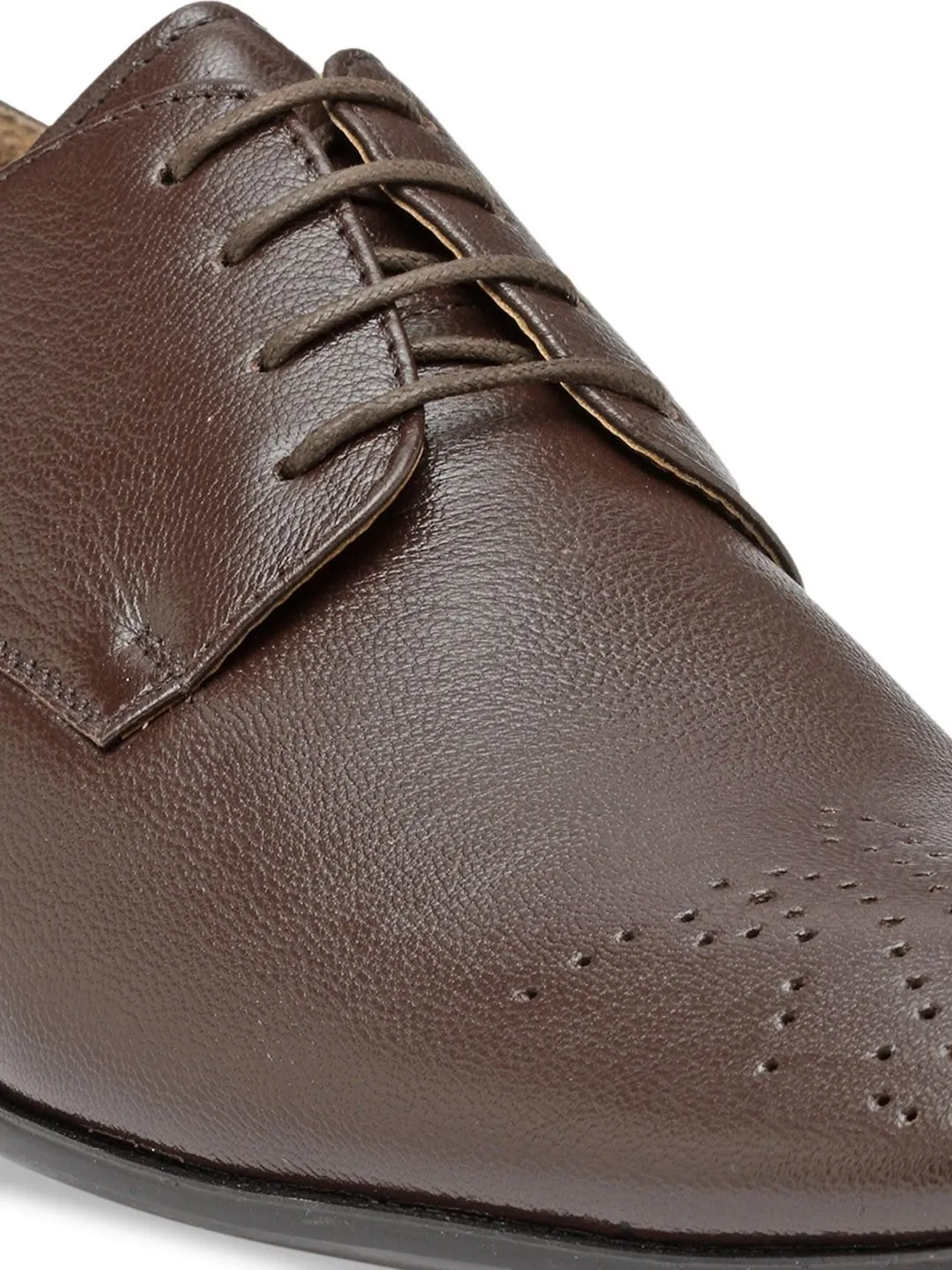 Teakwood Leather Brown Formal Shoes