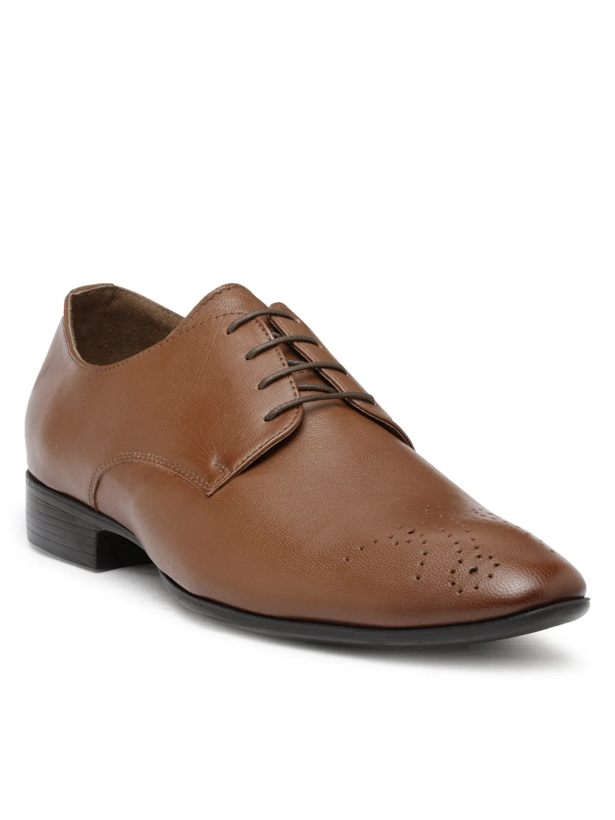 Teakwood Leather Tan Formal Shoes