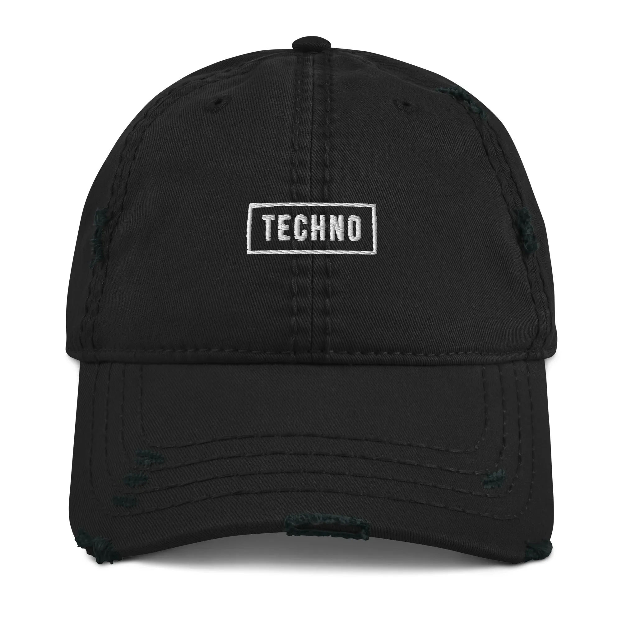 Techno Distressed Dad Hat