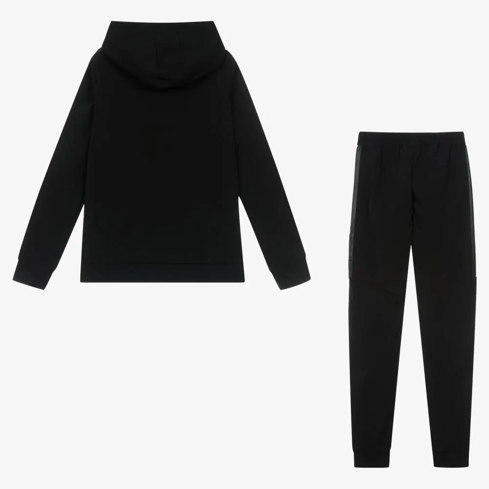 Teen Black Boys Tracksuit