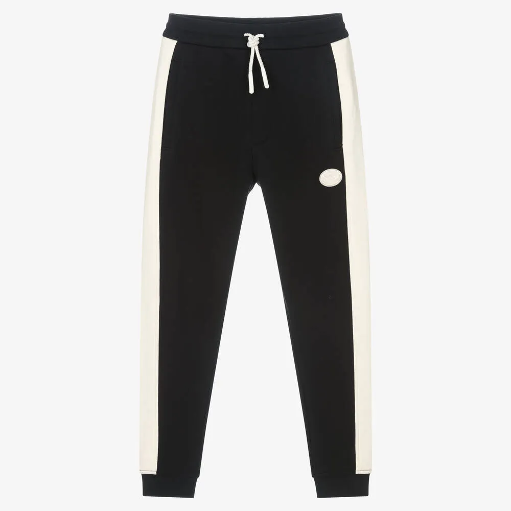 Teen Boys Blue & Ivory Joggers