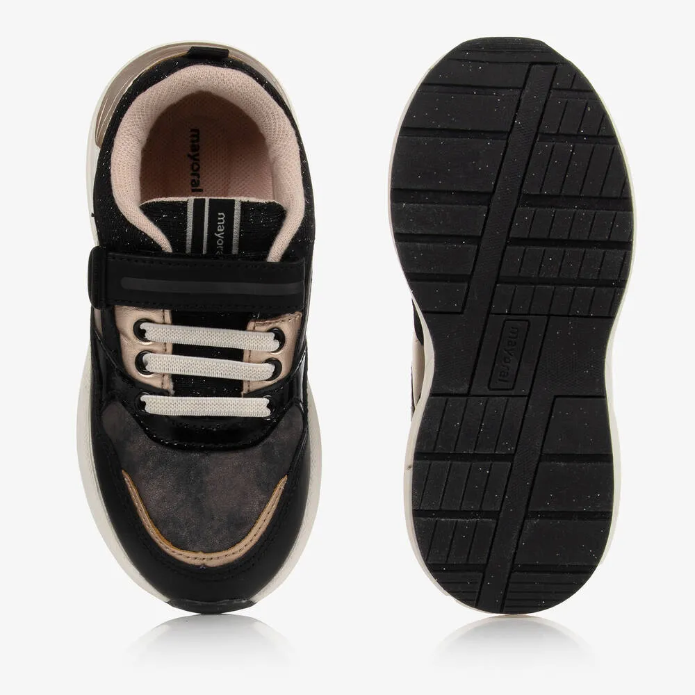 Teen Girls Black Trainers