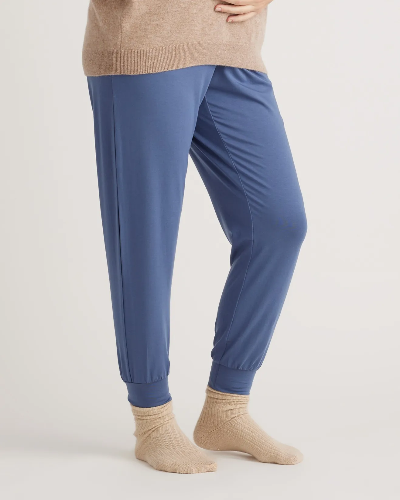 Tencel Jersey Maternity Under Belly Lounge Joggers