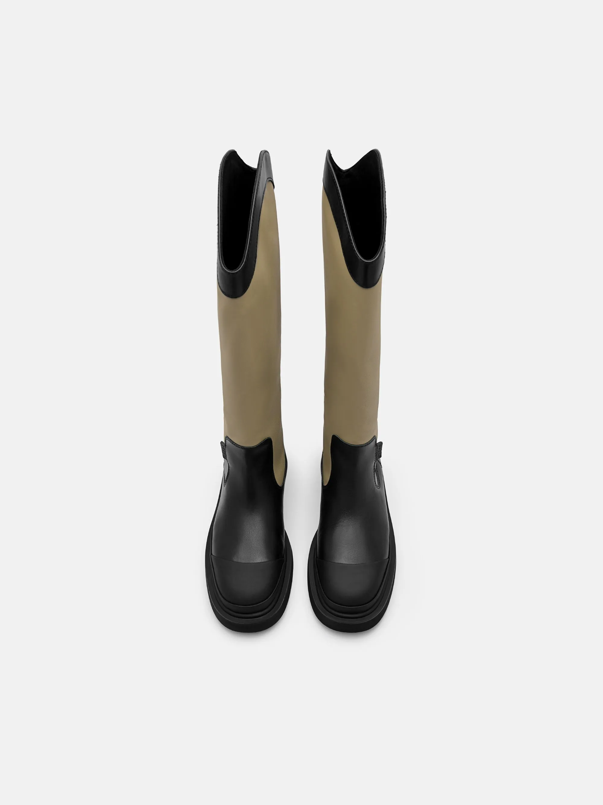 Terra Leather Knee Boots