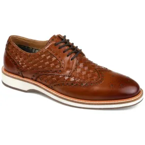      Thomas & Vine Men's Radcliff Woven Wingtip Derby     