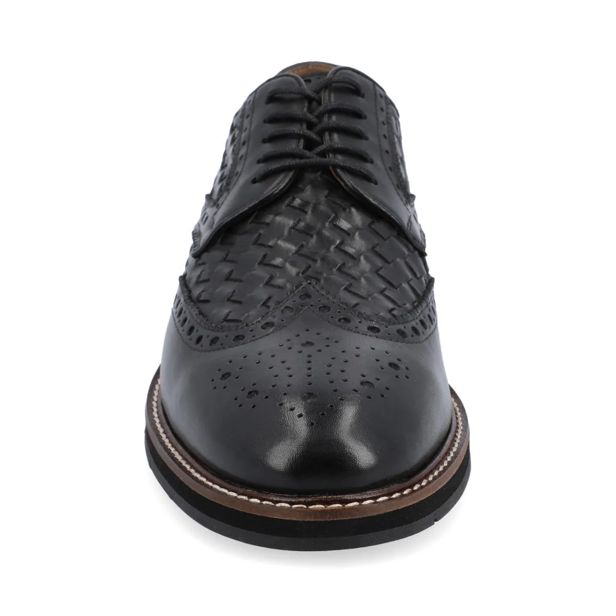      Thomas & Vine Men's Radcliff Woven Wingtip Derby     