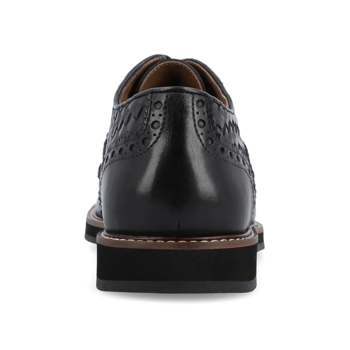      Thomas & Vine Men's Radcliff Woven Wingtip Derby     